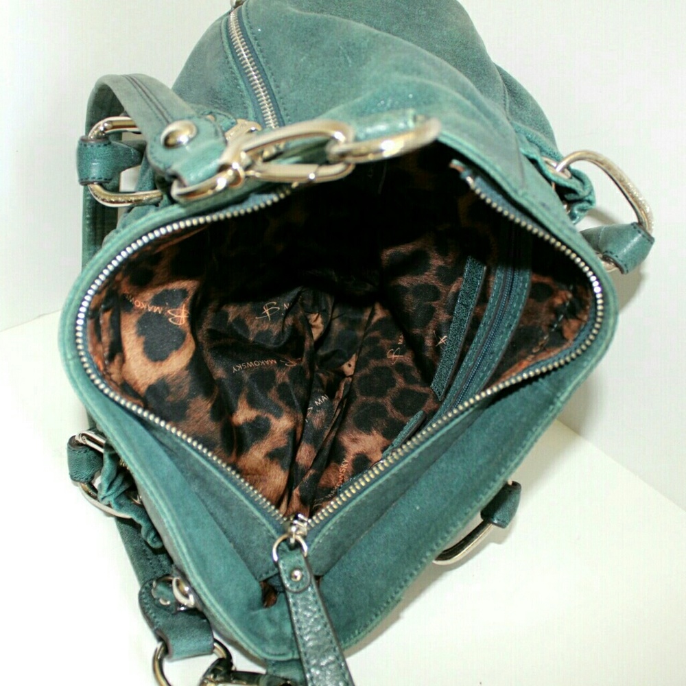B.Makowsky leather shoulder bag/handbag - Picture 6 of 6